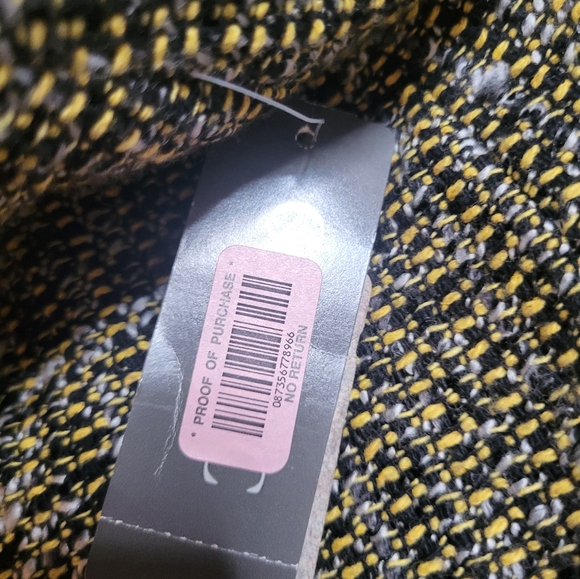 Women's NWT Conrad C Collections SZ 12 Golden Glow Pencil Skirt Tweed - Picture 5 of 6